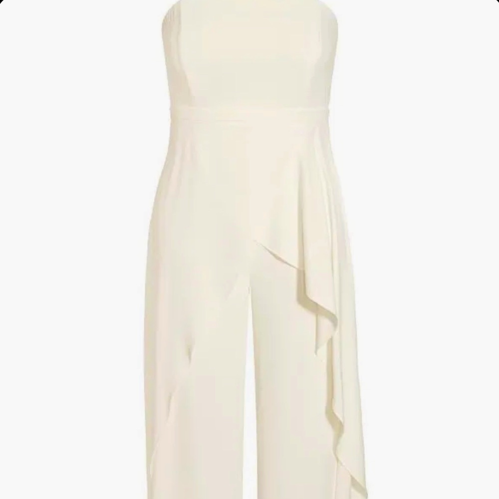 Plus size Ivory Jumpsuit
